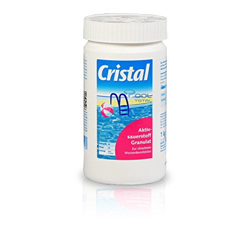 Cristal Aktivsauerstoff Granulat 1,0 kg - Sauerstoff Granulat zur chlorfreien Wasserdesinfektion