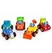 YIXIN Engineer Trucks Tractor Mixer Dumper Car Children Boys Instructive Toy Set of 4