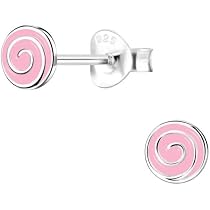 Laimons Orecchini A Spirale In Argento 925 Per Donna, 6 Mm, Eleganti E Moderni, Regalo In Scatola