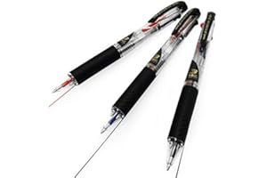 Uni-Ball Jetstream Stylo à bille rétractable 3 en 1 Noir Bleu Rouge 1 mm