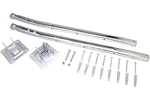 Giussani Rapid zb075 Coppia Stendibiancheria a Parete Ribaltabile Zincata , Fornita Accessori per Fissaggio a Muro .