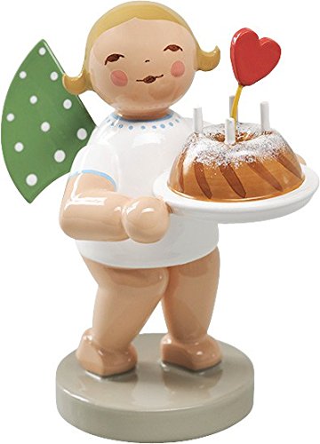 Wendt & Kühn 650/154 Engel mit Kuchen und Herz