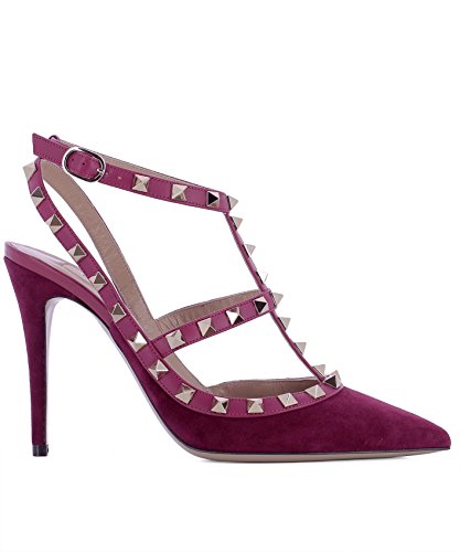 Preisvergleich Produktbild Valentino Damen Nw0s0393wvw0by Violett Wildleder Pumps