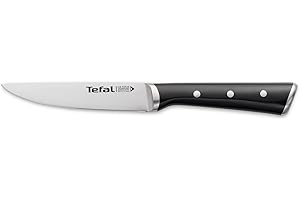 Tefal Ice Force Couteau ménager 11 cm, Couteau de cuisine, Lame en acier inoxydable allemand, Coupe performante, Tranchant longue durée, Garantie 10 ans K2320914