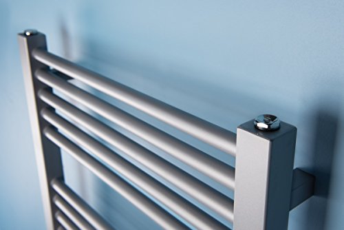 Handtuchheizkörper Badheizkörper 1800x600mm Silber gerade - 2