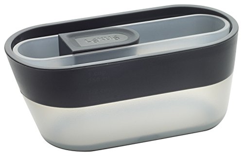 Lékué 0205250 V10u150 – Löffel Und Tasse Messbecher 12 x 2.9 x 2.3 cm grau