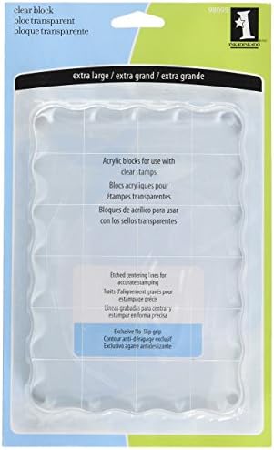 Wood Mounted Stamps INKA Extra-Large Clear Block