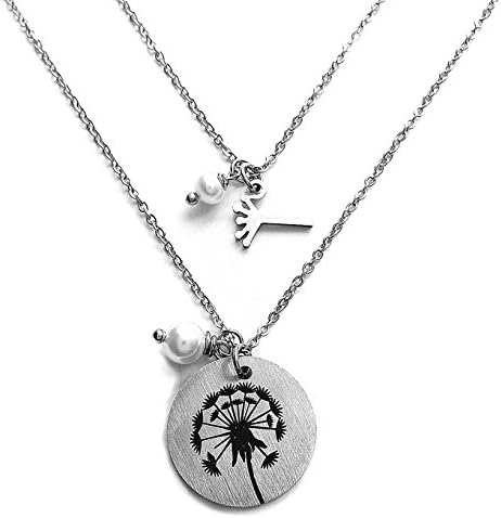 Mother Daughter Necklace Set Jewelry Mother Daughter Dandelion Wish Stainless Steel Necklace Mother's day gift
