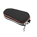 Produktbild HermosaUKnight Genuine Leather Car Key Holder Bag Keychain Ring Case Wallet for Benz for vw for Ford for Lexus for Honda for Toyota for BMW-Black