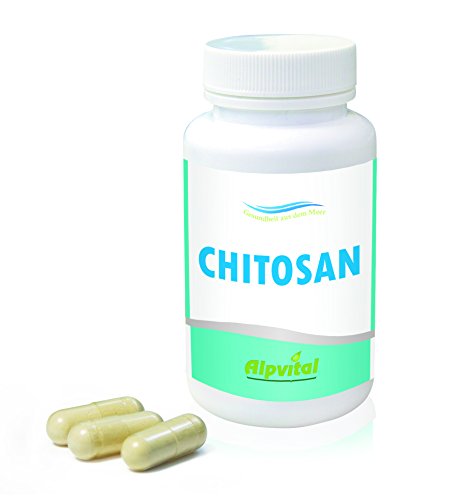 Preisvergleich Produktbild Alpvital Chitosan - Fettblocker Gewichtsreduktion abnehmen Gelenke Chitin