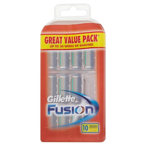 Gillette Fusion Manual Razor Blades (Pack of 10)