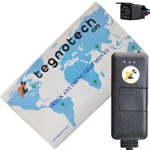 Tegnotech Mini GPS Tracker for Car Bike Truck Scooty with Relay Cut Off Function