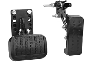 gernie Anti Slip Gas and Brake Pedal Extenders for Short Drivers People, Adjustable Length Universal Vehicles Brake and Accelerator Pedals Extender for Most Cars, Go Kart