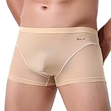 linqi1164 Herren Boxershorts Männer Tanga G String Spinne Doppelring Stretch-Unterwäsche Bikini Slips