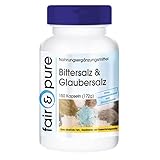 CALIDAD ALEMANA: Sulfato de Magnesio y Sulfato de Sodio, Epsom Salt, vegano, 150 cápsulas