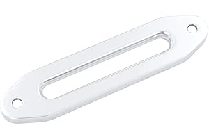 Festnight Rollenseilfenster Seilfenster Rollenfenster für Seilwinden Elektrische Seilwinden Forstseilwinden Silbern 254 mm Aluminium für Winde