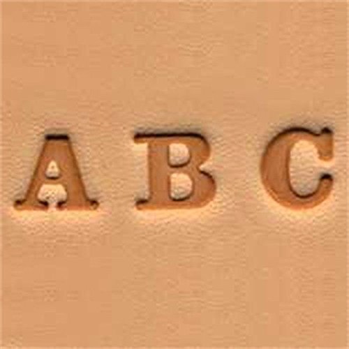 FreshGadgetz Leder Stempel-Set Alphabet 0.6cm (1 4"), einfach zu benutzen, Leder-Prägewerkzeug