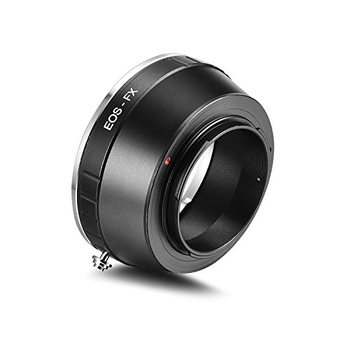 qobobo   Adaptateur de Cam  ra Canon EOS EF   EF-S Mount Lens vers Fujifilm FX Mount  Compatible avec X-Pro1 X-Pro2 X-T1 X-T2 X-T10 X-E1 X-E2 X-E2S X-A1 X-A2 X-A3 X-M1