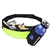 Produktbild 1617 EU Gürteltasche Sport Wasserdichte Gürteltasche mit Trinkflasche Halter Handy Bauchtasche Running Gürtel Taille Tasche iPhone X/8 Plus /7Plus für Outdoor Wandern Camping Radfahren, Walking