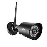 【1080P VOLL HD Kamera】ZILNK WiFi Outdoor Überwachungskamera, 2 Megapixel, Auflösung 1920x1080P, Nachtsichtbereich bis zu 98 Fuß mit 36 hochwertigen IR-LEDs. Es verfügt über ein Vollglas-Megapixel-Objektiv (f = 4 mm) mit 4-fachem Digitalzoom (kein optischer Zoom) und einem 90-Grad-Betrachtungswinkel. Mit der leistungsstarken 2,5-dB-Antenne, die eine stabilere WLAN-Verbindung ermöglicht. Metall material, hält es stark, nicht leicht zu brechen