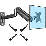 HUANUO 13-42 Zoll Monitor Wandhalterung mit VESA-Erweiterungssatz für LED LCD TV, Bildschirm, Monitor Halterung mit 360° Dreh