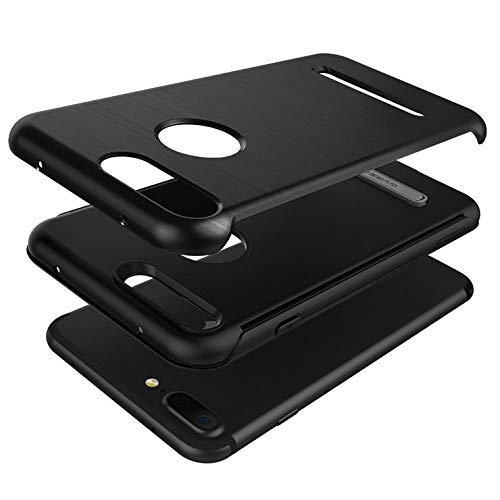 Funda iPhone 7 Plus VRS Design Carcasa Protectora Negro Brillante Funda Choque Absorci n PC y TPU Cover Ultra Fina Kickstand Duo Guard para Apple iPhone 7 Plus 2016 Funda iPhone 7 Plus VRS Design Carcasa Protectora Negro Brillante Funda Choque Absorci n PC y TPU Cover Ultra Fina Kickstand Duo Guard para Apple iPhone 7 Plus 2016
