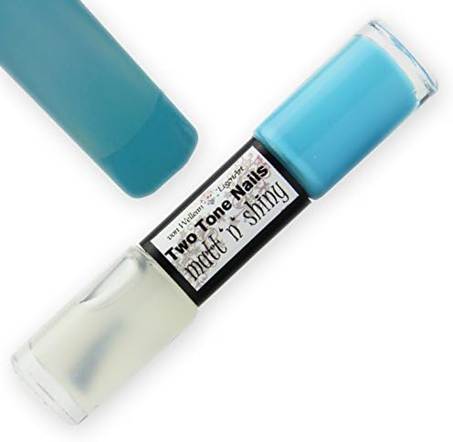 EigenArt Nail Polish Two Tone Matt'n'Shiny Set - blue