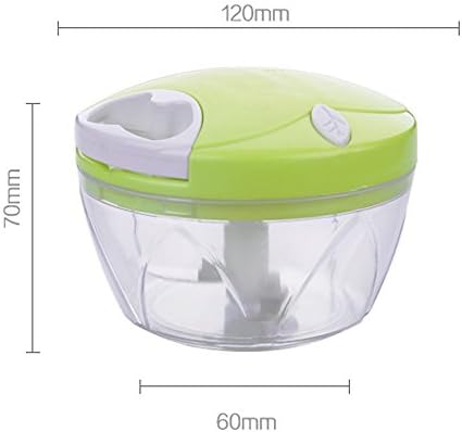 Hand Hold Vegetable &amp; Meat Chopper - Food Processor / Mincer / Blender For Kitchen Chopping, Mixing, Cooking Or Making Salad Of Fruits, Nuts, Herbs, Onions, Garlics, Salsa, Pesto, Coleslaw