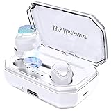 ❤ 【Touch-gesteuertes Kopfhörer * CVC8.0 Rauschunterdrückung】 Wslhcsure Kopfhörer kann wirklich drahtlose Touch-gesteuert werden, unabhängig links und rechts kabelloses Ohrhörer. Touch-Screen-Bedienung, Unterstützt Siri, Stopp Ein / Aus, Musik spielen / Pause, Musik Auf / Ab, Lautstärke + / -, Anruf / Anruf Ablehnung, einfach und praktisch zu bedienen. Mit der digitalen Rauschunterdrückungstechnologie CVC8.0 wird das Rauschen der Umgebung intelligent gefiltert.