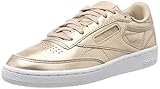 Vielseitig kombinierbar Reebok Damen Club C 85 Lthr Gymnastikschuhe, Gold (Pearl Met-peach/white), 38.5 EU