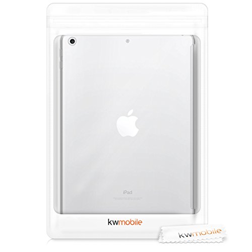 kwmobile Hülle für Apple iPad 9.7 (2017) – Smartcover Kompatibles Backcover Case Tablet Schutzhülle TPU Silikon – Tabletcase Cover Transparent - 7