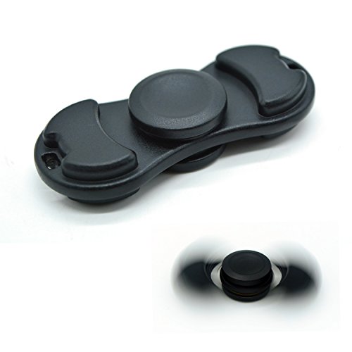 Case Wonder Fidget Hand Spinner High Speed Stainless Steel Bearing ADHD Focus Anxiety Relief Toys (Black)
