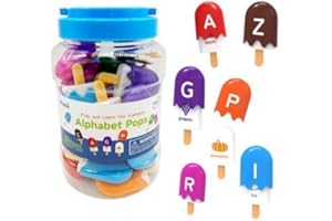 YONUARET Learning Alphabet Toy Ice-Cream Letter, Alphabet Toys For 3 Year Olds, Learn Letters, Spelling Games, Colour Sorting, Learning Letters montessoris Learning Toys,Kids Educational Sensory Toy