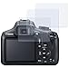 Produktbild 3 x Displayschutzfolie klar/wie unsichtbar für Canon EOS 1300D
