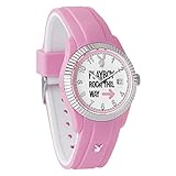 Playboy Unisex-Armbanduhr Rock Analog Quarz Rosa ROCK38PW