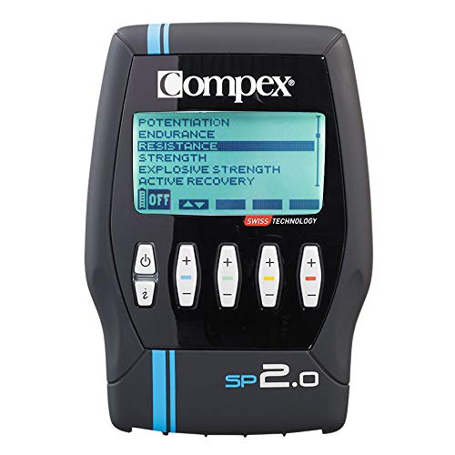 Compex Electroestimulador, Unisex, Negro