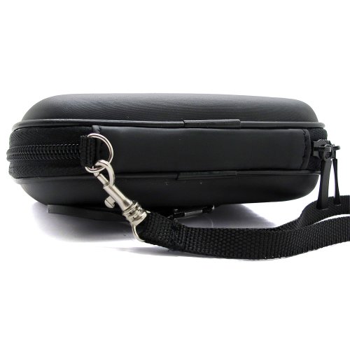 Stoßsichere schwarze Schutzhülle / Hardcase/Tasche / Festplattentasche für 2,5” WD Western Digital Elements External My Passport Essential HDD tragbare, externe Festplatte - 4