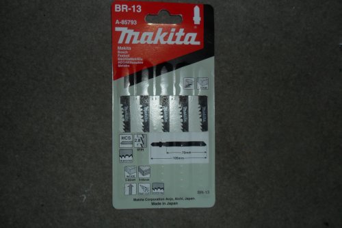 Makita A-85793 Stichsägeblatt BR13 HCS für Holz & spez. Küchenarbeitsplatten -5-er Pack