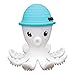 Produktbild Mombelle® FDA-Certified Soft Silicone Gum Brush BPA Free Baby Teether Toy - Octopus Doo, 3M+, 4 Colors … (Blau)