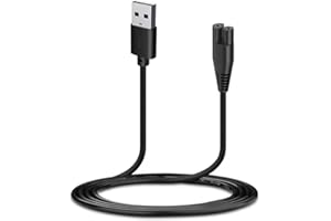 Panlouting Repuesto USB Cargador 100cm Cable de Carga 3V para Irrigadores Bucales Waterpik WP360 WP360W WP360C WP400 WP440 WP440C WP462 WP462W WP450 WP468 WF13 WP100 Series