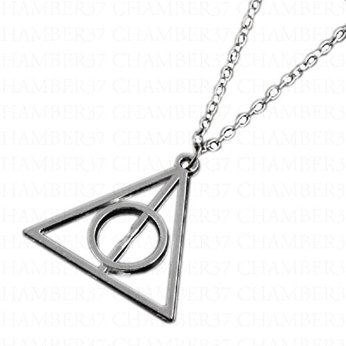 FLORAY Collar Colgante Triángulo Reliquias de la Muerte Harry Potter 