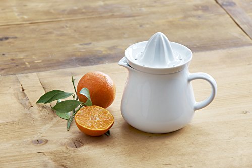 Kahla Magic Grip Kitchen Zitruspresse, Saftpresse, Orangenpresse, Zitronenpresse, Obstpresse, Silikonbeschichtet, Anti-Rutsch, Ø 22 cm, Weiß, 397754A90039C MG - 6