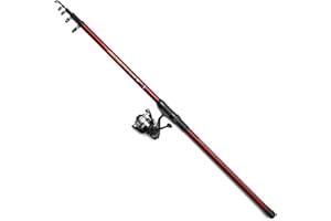 DAM Backbone II Tele, Cañas de Pescar, Cañas Spinning, Pesca Todo Terreno, Unisex, Negro, 3m/60-160g