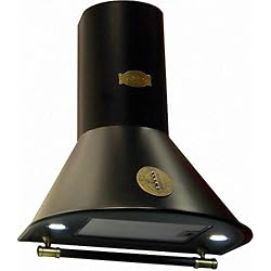 Kaiser 6423 Be Rétro Hotte aspirante murale 60 cm,Hotte murale, Luxe fabricant Kaiser, 3 vitesses .910m³/h,Eclairage LED, Hotte, Timer,Gagnants German Brand Award 2018,Hotte cheminée