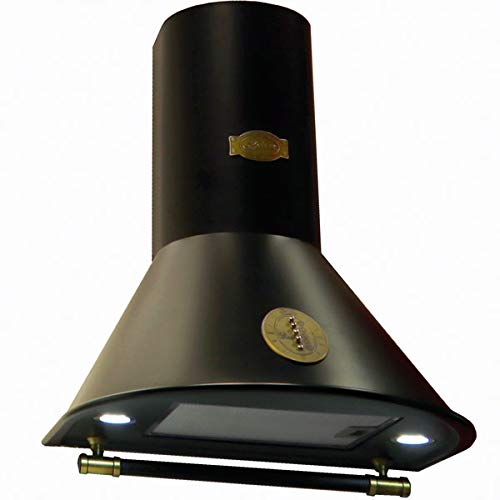Kaiser 6423 Be Rétro Hotte aspirante murale 60 cm,Hotte murale, Luxe fabricant Kaiser, 3 vitesses .910m³/h,Eclairage LED, Hotte, Timer,Gagnants German Brand Award 2018,Hotte cheminée