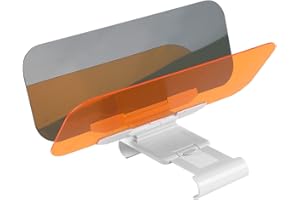 ARAMOX Visiera per auto Visiera antiriflesso giorno e notte, 2 in 1 Visiera parasole anti-UV per auto Parasole antiriflesso antiriflesso