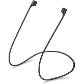 Microsonic Airpods 4.Nesil/ANC Manyetik Mıknatıslı Kulaklık İpi Siyah [AirPods 4 ile Uyumlu Kılıf - Siyah]