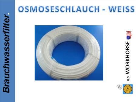 5 METER Stck, Side by Side, Khlschrankschlauch, 6 mm Wasserschlauch Wei, 1/4 Zoll (6mm) fr Side by Side Khlschrank, Khlschrankschlauch, 5m am Stck, Farbe : WEISS, Wasserfilter, Osmoseschlauch