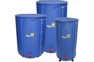 Autopot Flexi Tank Collapsible Fold Up Compact Hydroponics Grow Water Butt Storage (400 Litre)