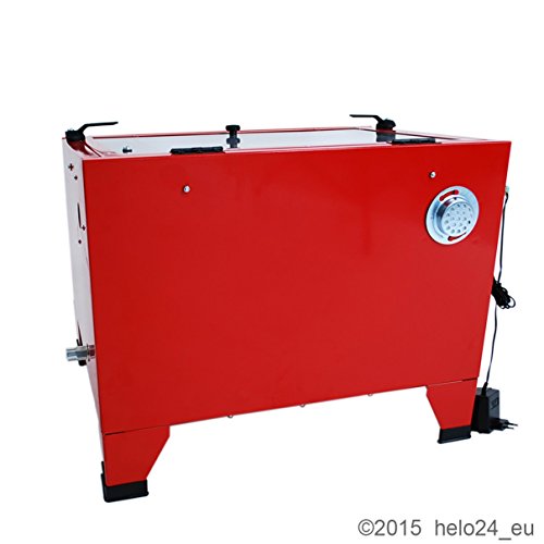 HELO 90 Liter Sandstrahlkabine Sandstrahler mit Luftstrahlpistole - 3
